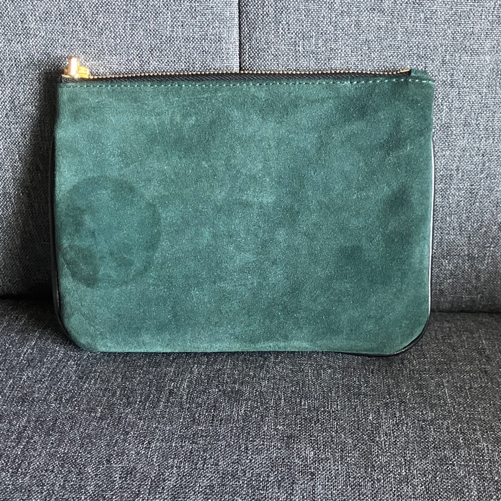 H&M Dark Green Suede Key Holder
